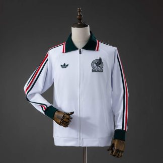 Mexiko VM 2026 Bortatröja Anthem Jacket Vit – Fotbollsjacka Herr