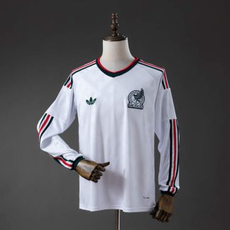 Mexiko VM 2026 Bortatröja Långärmad Fotbollströja Herr
