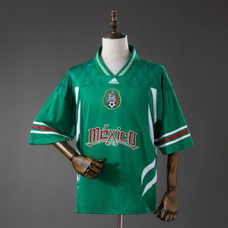 Mexiko VM 2026 Bringback Remixed Grön Herr Fotbollströja