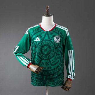 Mexiko VM 2026 Hemmatröja Långärmad Fotbollströja Herr