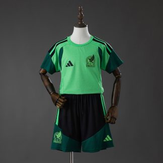 Mexiko VM 2026 Träningsställ Barn Grön Fotbollströja med Shorts