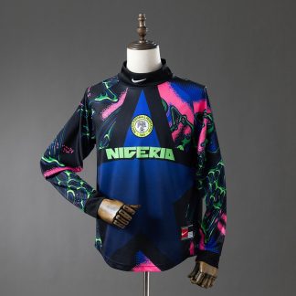 Nigeria 2026 Hollywood Lifestyle Målvaktströja Långärmad Fotbollströja