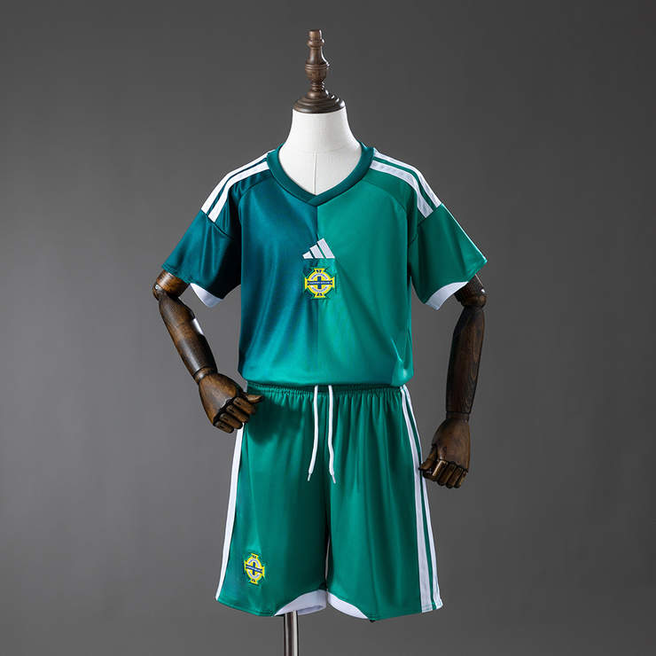 Nordirland VM 2026 Hemmaställ Barn Fotbollströja med Shorts