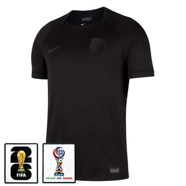 Norge VM 2026 Bortatröja Herr Fotbollströja med VM-Patch