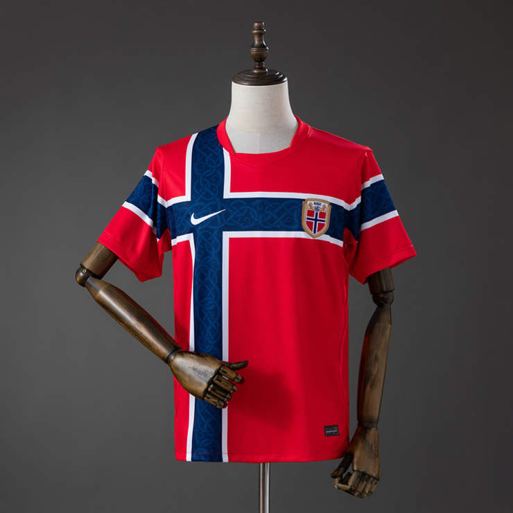 Norge VM 2026 Hemmatröja Kortärmad Fotbollströja Herr