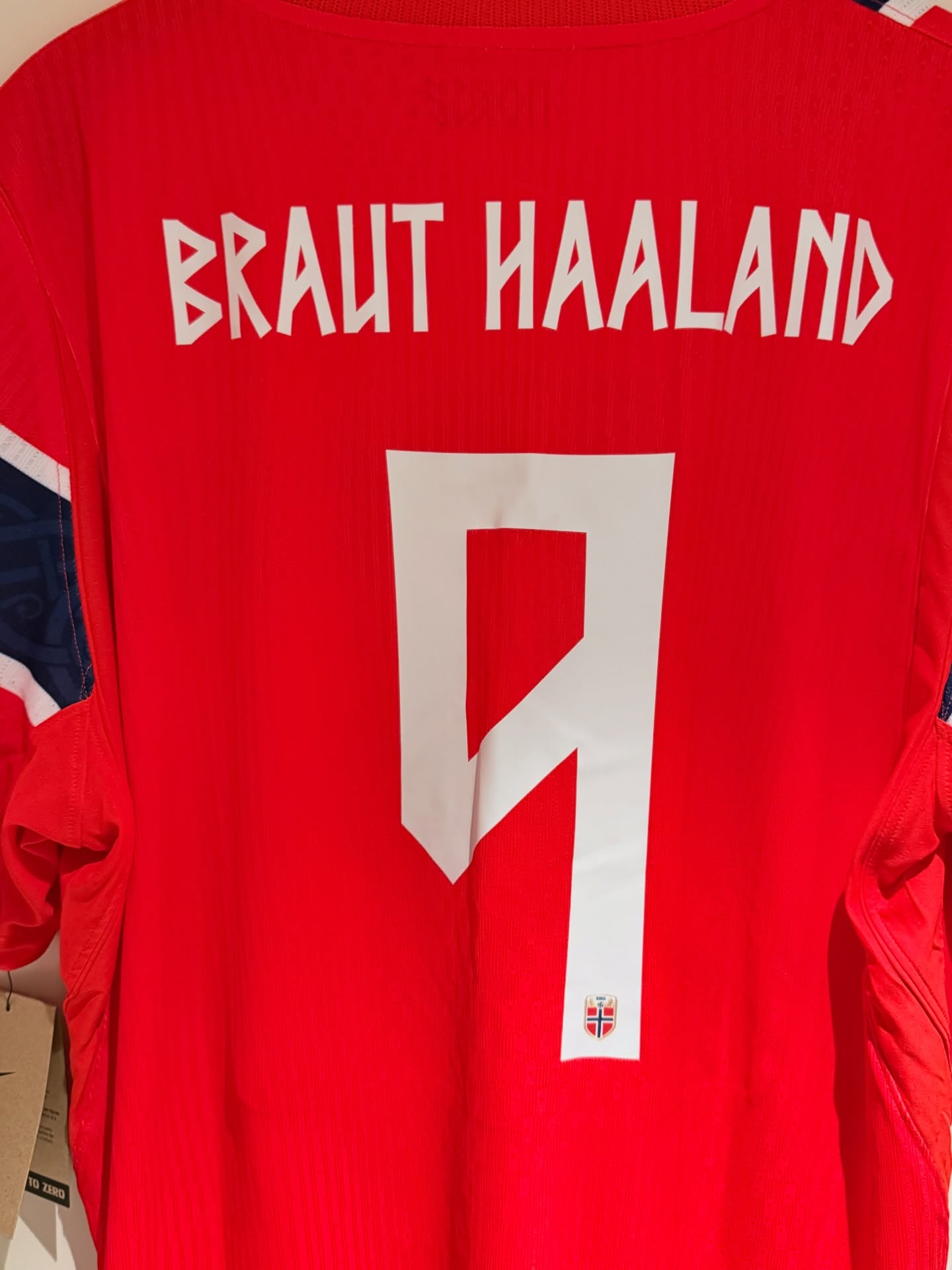Norge VM 2026 tröja Haaland-1