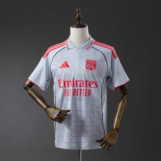 Olympique Lyonnais 2025/26 Tredjetröja Kortärmad Fotbollströja Herr