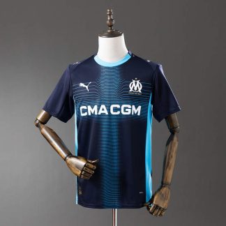 Olympique de Marseille 2025/26 Bortatröja Kortärmad Fotbollströja Herr