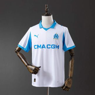 Olympique de Marseille 2025/26 Hemmatröja Kortärmad Fotbollströja Herr