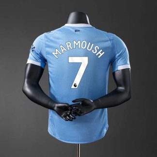 Omar Marmoush 7 Manchester City 2025/26 Hemmatröja Herr Fotbollströja