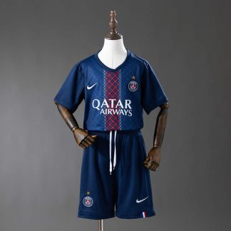 Paris Saint-Germain PSG 2025/26 Champion Edition Hemmaställ Barn Fotbollströja Set