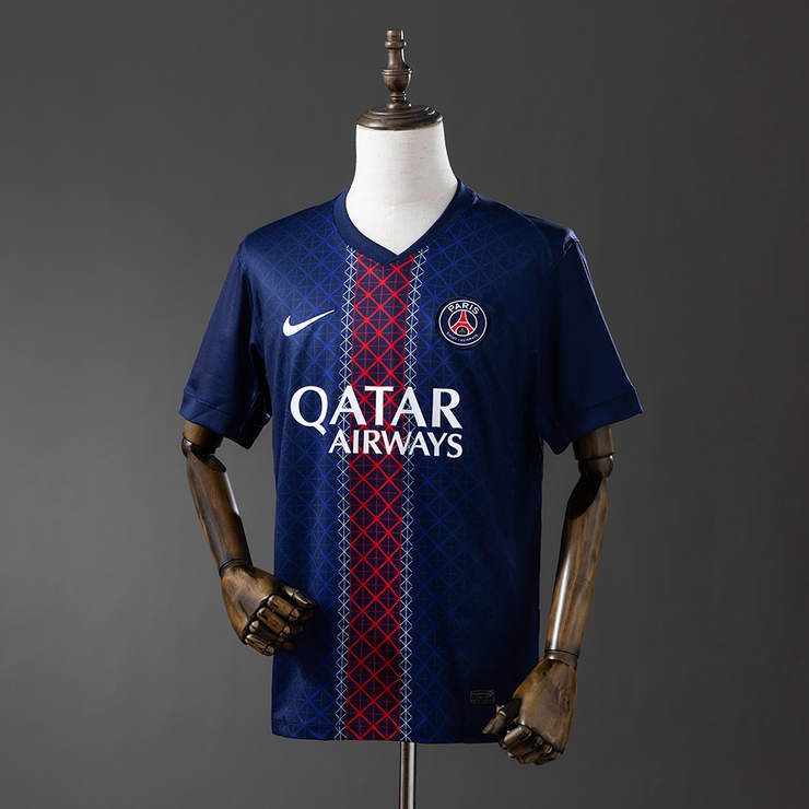 Paris Saint-Germain PSG 2025/26 Hemmatröja Kortärmad Fotbollströja Herr