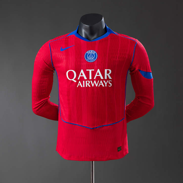 Paris Saint-Germain PSG 2025/26 Tredjetröja Långärmad Fotbollströja Herr