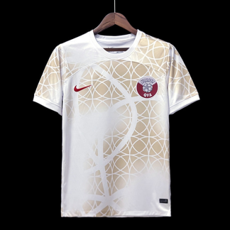 Qatar VM 2022 Retro Bortatröja Herr Fotbollströja