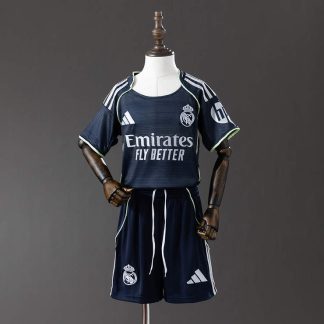 Real Madrid 2025/26 Bortatröja Barn Fotbollströja med Shorts