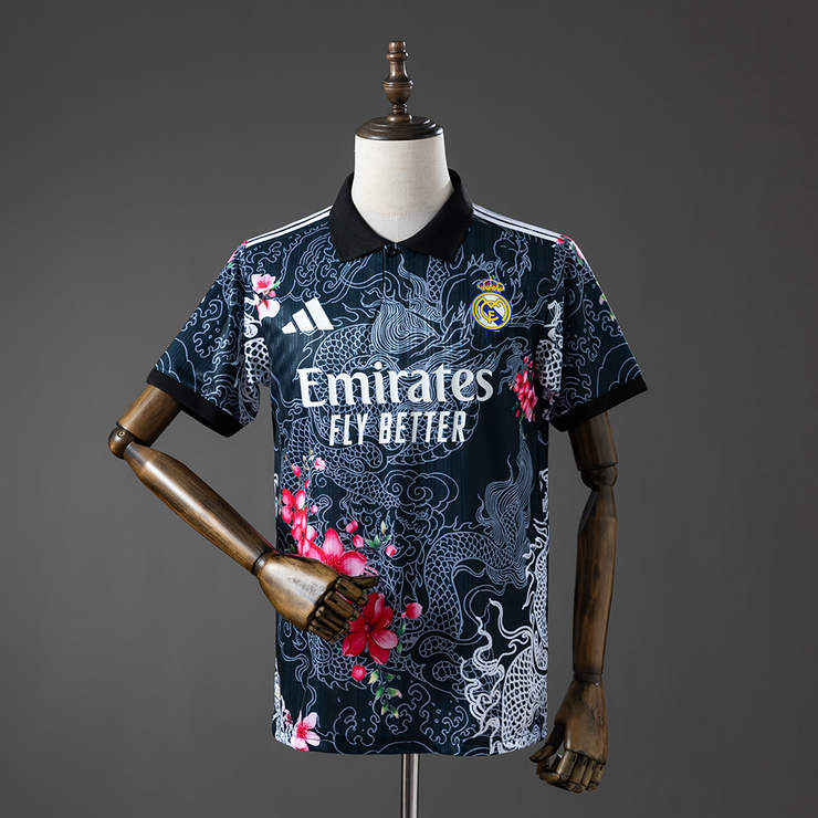 Real Madrid 2026/27 Special Edition Svart Fotbollströja Herr