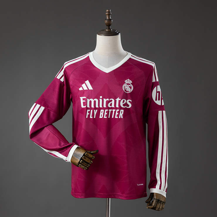 Real Madrid 2026/27 Tredjetröja Långärmad – Fotbollströja Herr