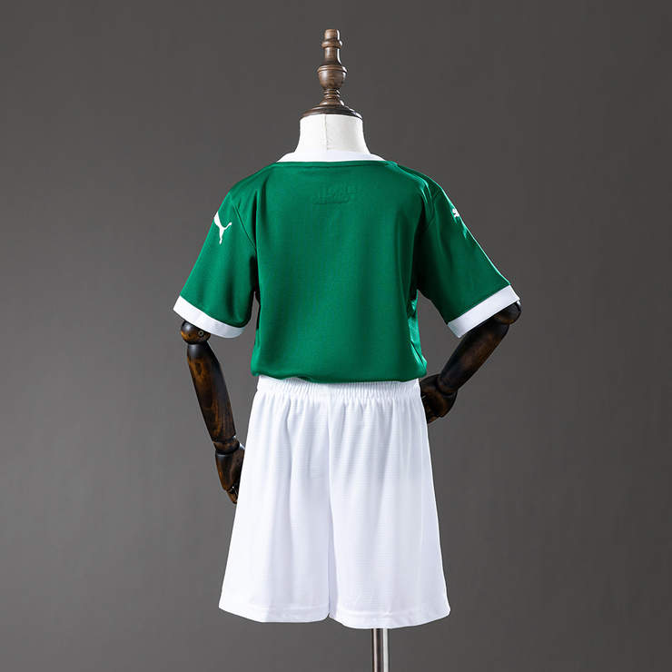 SE Palmeiras 2025/26 Hemmaställ Barn Fotbollströja med Shorts