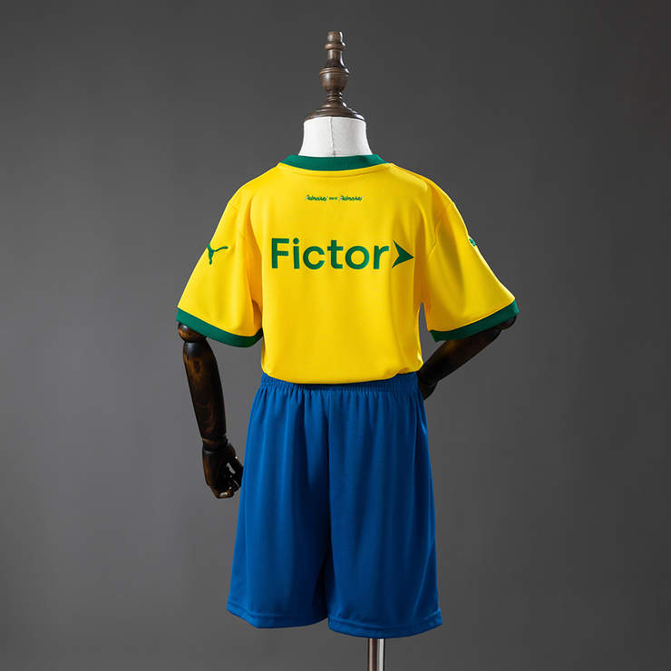 SE Palmeiras 2025/26 Tredjeställ Barn Fotbollströja med Shorts