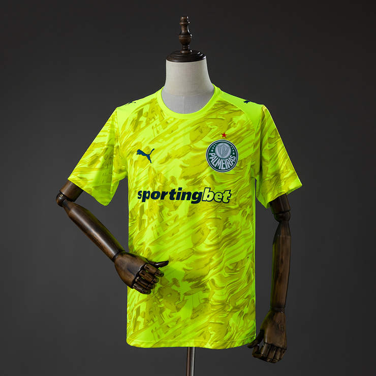 SE Palmeiras 2026/27 Tredje Målvaktströja Gul Herr Fotbollströja