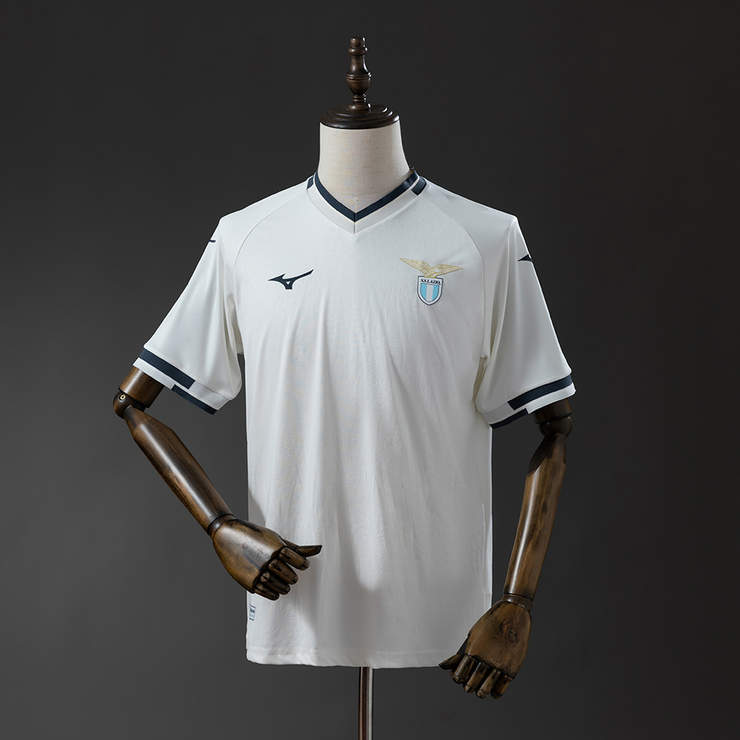 SS Lazio 2025/26 Bortatröja Kortärmad Fotbollströja Herr
