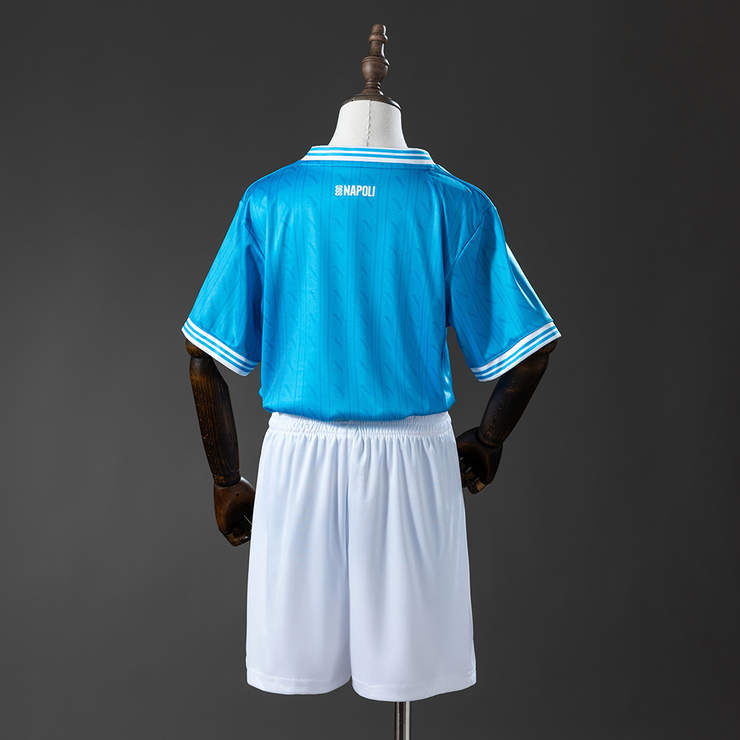 SSC Napoli 2025/26 Hemmaställ Barn Fotbollströja med Shorts