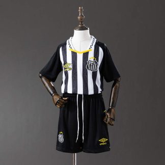Santos 2025/26 Bortaställ Barn Fotbollströja med Shorts