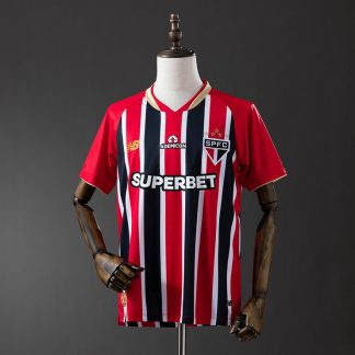 São Paulo 2025/26 Bortatröja Kortärmad Fotbollströja Herr