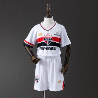 São Paulo 2025/26 Hemmaställ Barn Fotbollströja med Shorts