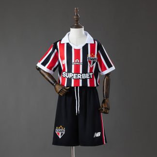 São Paulo 2026/27 Bortaställ Barn Fotbollsställ med Shorts