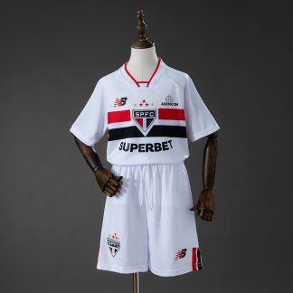 São Paulo 2026/27 Hemmaställ Barn Fotbollsställ med Shorts
