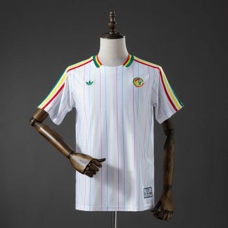 Senegal Terrace Icons Vit T-Shirt Fotboll Herr