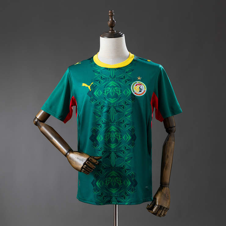 Senegal VM 2026 Bortatröja Kortärmad Fotbollströja Herr