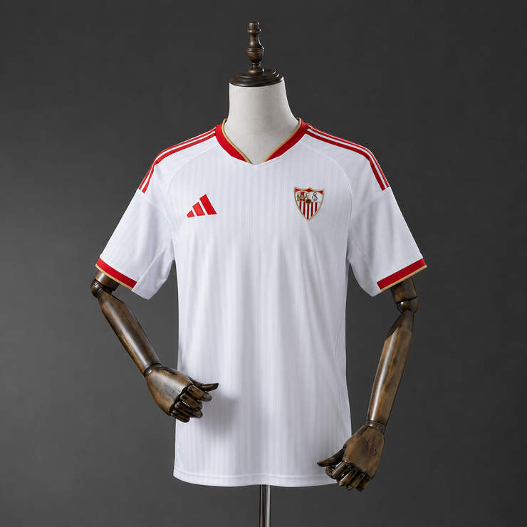 Sevilla FC 2026/27 Hemmatröja Kortärmad Fotbollströja Herr