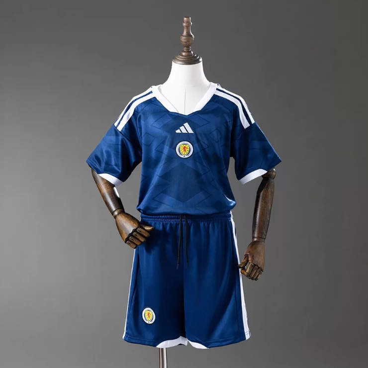 Skottland VM 2026 Hemmaställ Barn Fotbollströja med Shorts