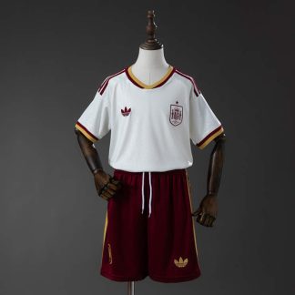 Spanien VM 2026 Bortaställ Barn Fotbollsset med Shorts