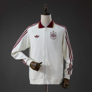 Spanien VM 2026 Bortatröja Anthem Jacket Vit – Fotbollsjacka Herr