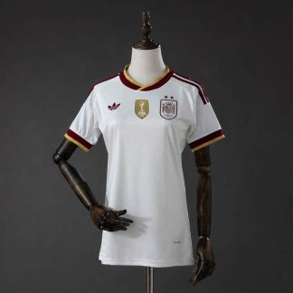 Spanien VM 2026 Bortatröja Dam Fotbollströja Mästarutgåva