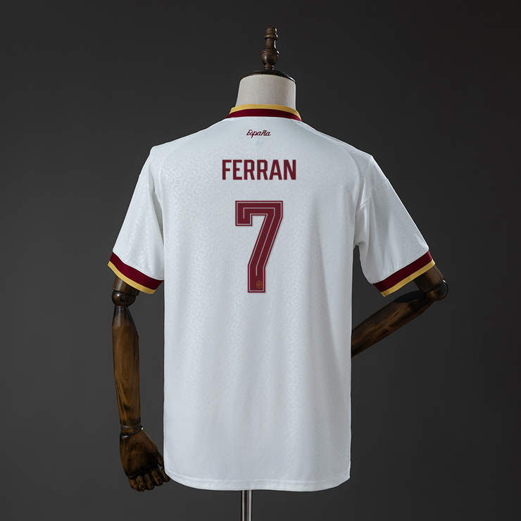 Spanien VM 2026 Bortatröja Herr Ferran Torres #7 Fotbollströja Mästarutgåva