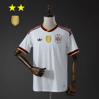 Spanien VM 2026 Bortatröja Herr Fotbollströja Mästarutgåva Två Stjärnor