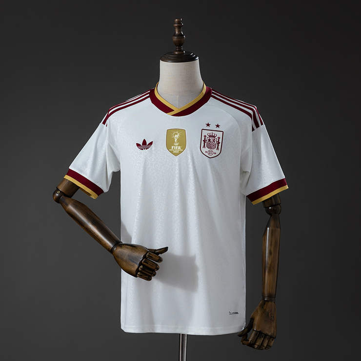 Spanien VM 2026 Bortatröja Herr Fotbollströja Mästarutgåva