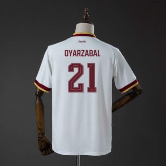 Spanien VM 2026 Bortatröja Herr Mikel Oyarzabal #21 Fotbollströja Mästarutgåva