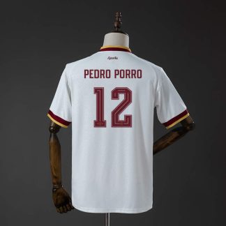 Spanien VM 2026 Bortatröja Herr Pedro Porro #12 Fotbollströja Mästarutgåva