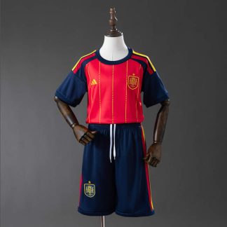 Spanien VM 2026 Hemmaställ Barn Fotbollsset med Shorts