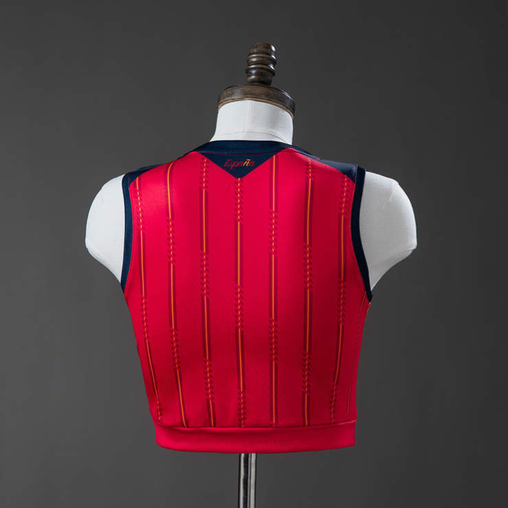 Spanien VM 2026 Hemmatröja Crop Top – Fotbollslinne Dam