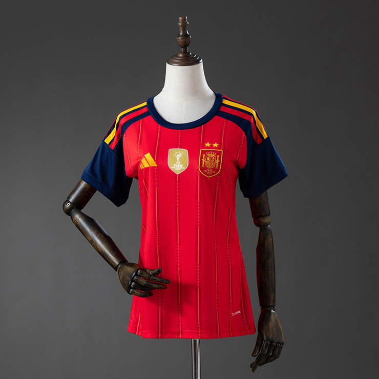 Spanien VM 2026 Hemmatröja Dam Fotbollströja Mästarutgåva