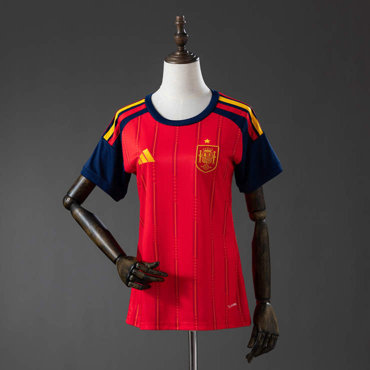 Spanien VM 2026 Hemmatröja Fotbollströja Dam