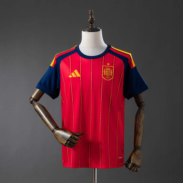 Spanien VM 2026 Hemmatröja – Fotbollströja Herr