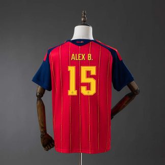 Spanien VM 2026 Hemmatröja Herr Álex Baena #15 Fotbollströja Mästarutgåva