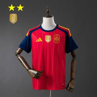 Spanien VM 2026 Hemmatröja Herr Fotbollströja Mästarutgåva Två Stjärnor